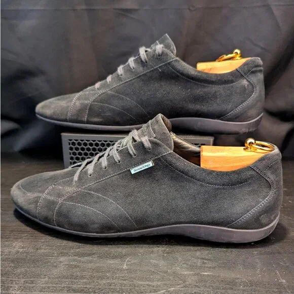 Ermenegildo Zegna Sneakers Suede black 11.5